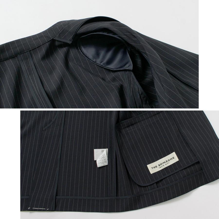 Shinzone（シンゾーン） ストライプ クライスラー ジャケット