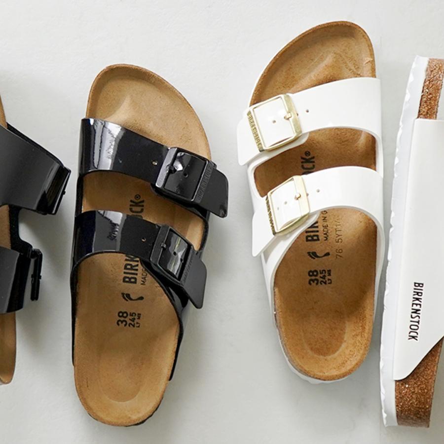 新品未使用　ビルケンシュトック　アリゾナBS パテントホワイト　38サイズ BIRKENSTOCK（ビルケンシュトック） アリゾナ ビルコフロー パテント