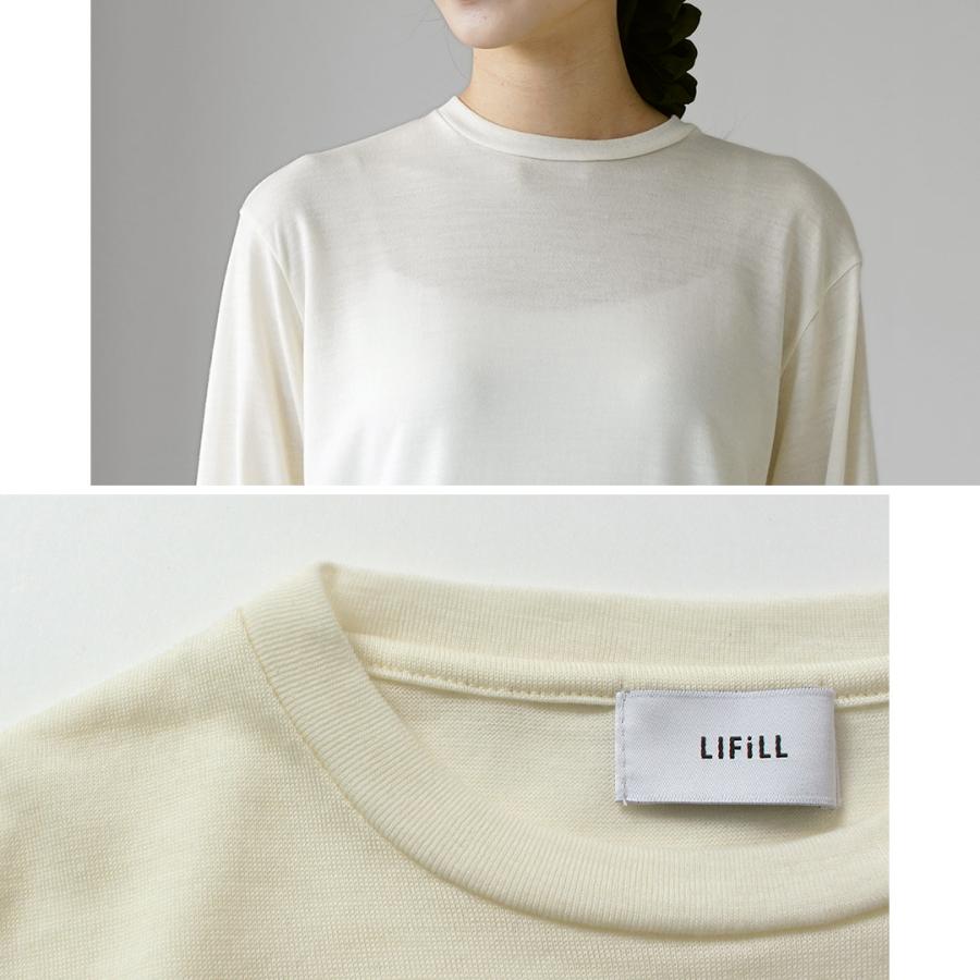 LIFiLL（リフィル） ウーリッシュ ロングスリーブ Tシャツ 