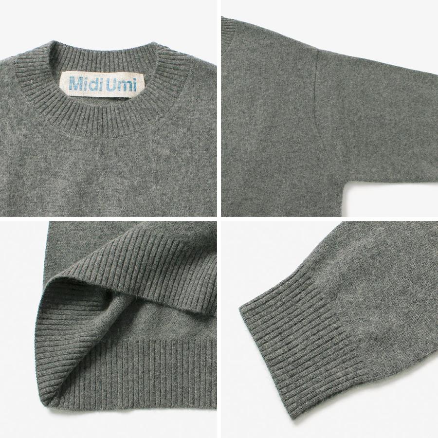 MidiUmi（ミディウミ） ラクーン ニット プルオーバー / レディース