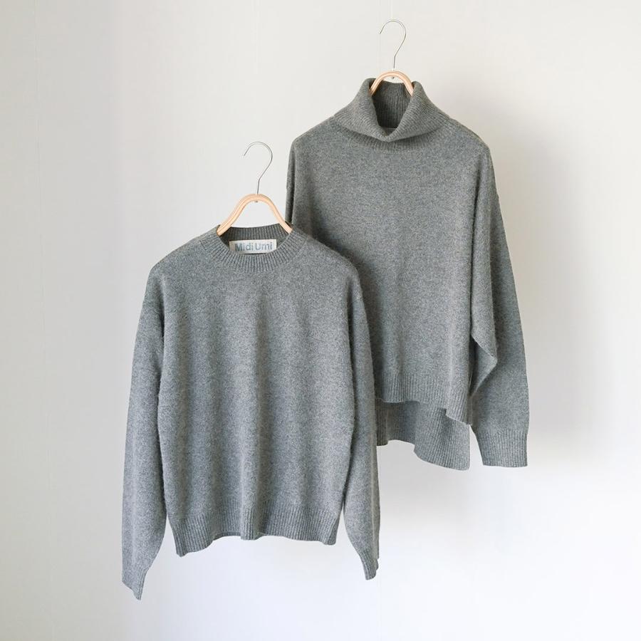 MidiUmi（ミディウミ） ラクーン ニット プルオーバー / レディース