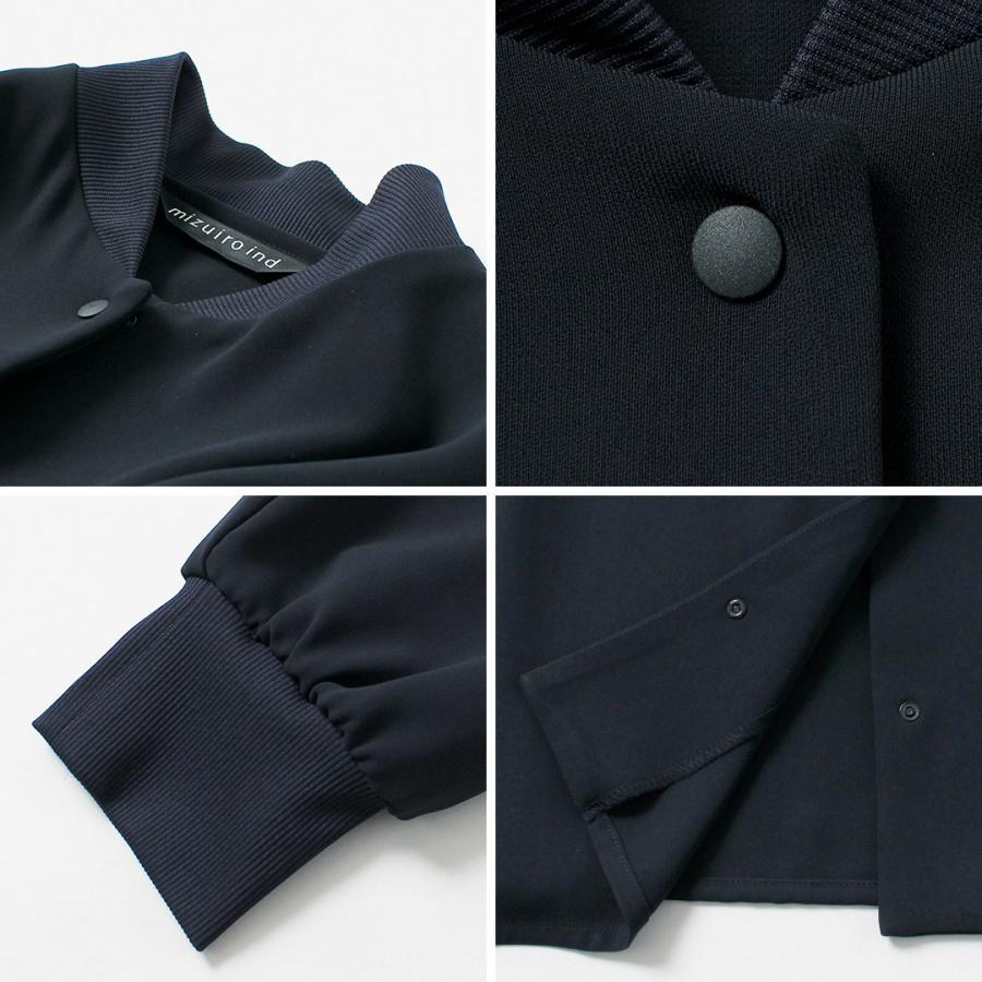 mizuiroind（ミズイロインド） ブルゾンライク シャツ / ジャケット