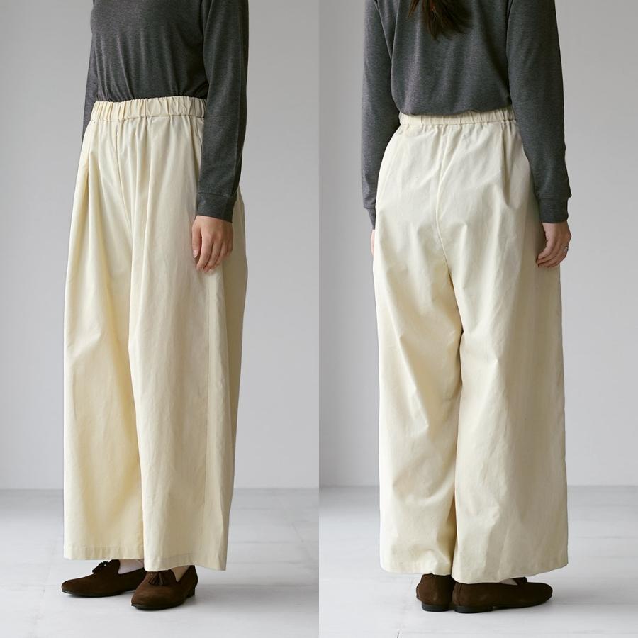 mizuiroind（ミズイロインド） コーデュロイ タック ワイド パンツ