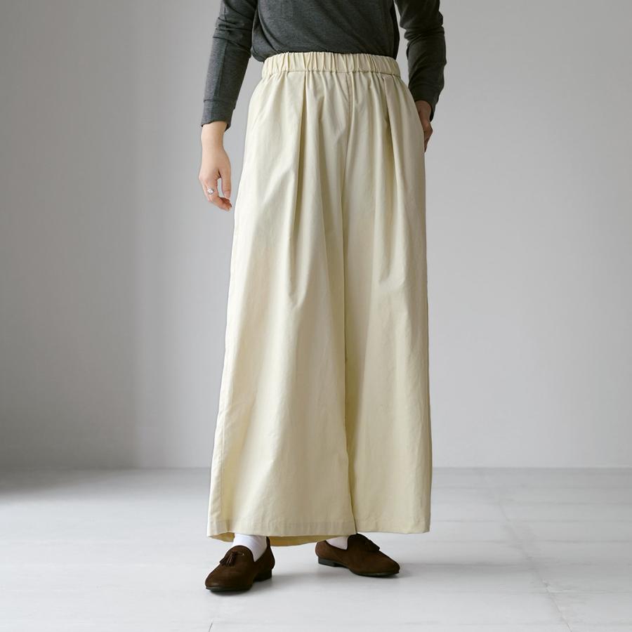 mizuiroind（ミズイロインド） コーデュロイ タック ワイド パンツ