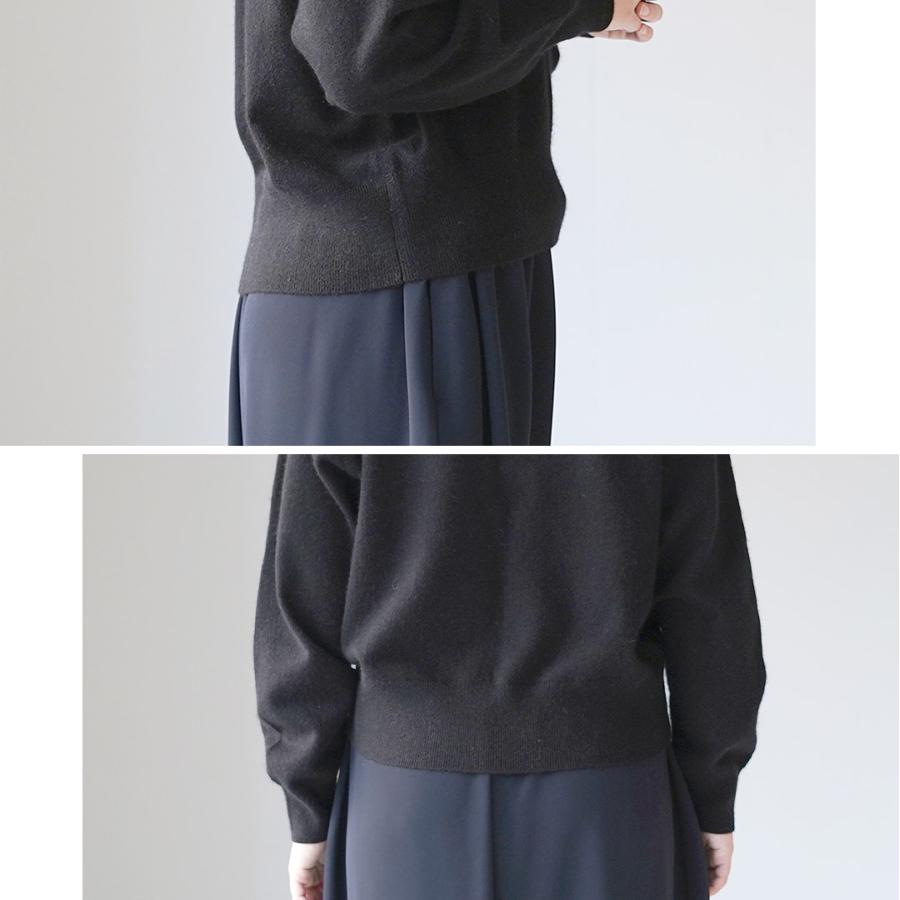 mizuiroind（ミズイロインド） ハイゲージ 襟付き ニット / プル