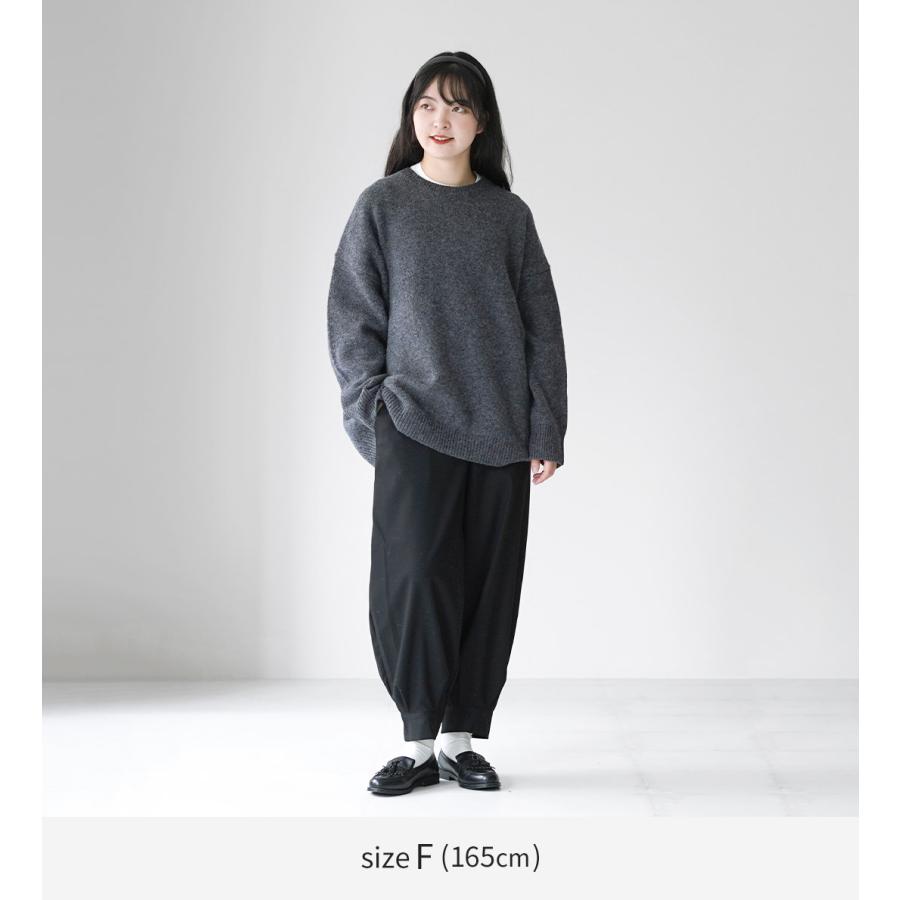 mizuiroind（ミズイロインド） ミドルゲージ クルーネック ワイド プル