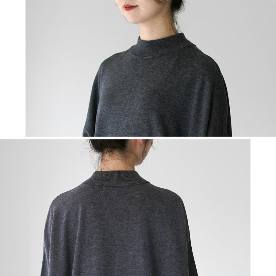 mizuiroind（ミズイロインド） コクーン リブスリーブ プルオーバー