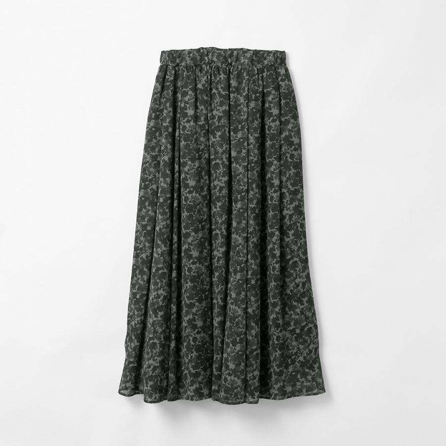 mizuiroind（ミズイロインド） フラワープリント ロングスカート