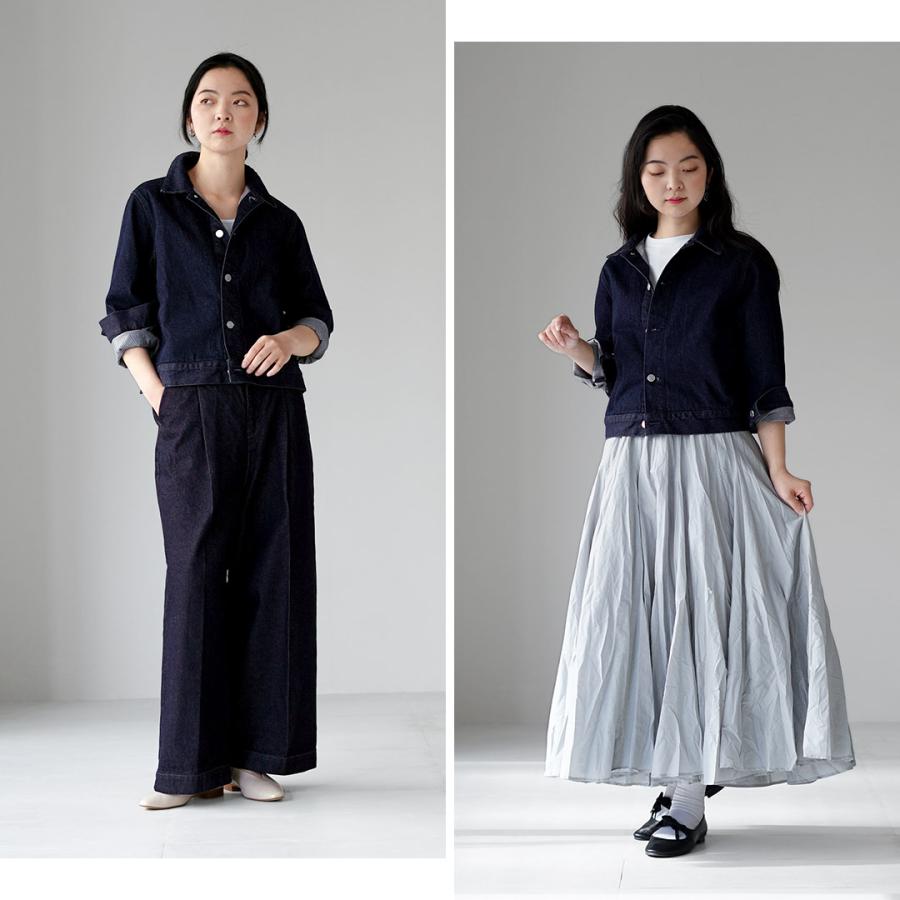 未使用【mizuiro ind/ミズイロインド】デニムジャケット mizuiroind（ミズイロインド） コンパクト デニム ジャケット