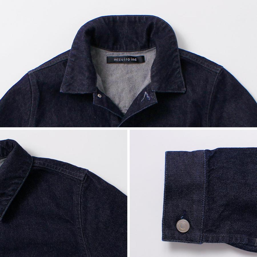 mizuiroind（ミズイロインド） コンパクト デニム ジャケット