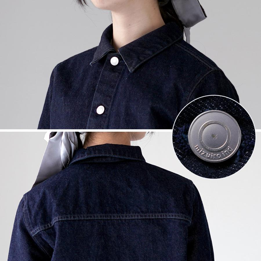 mizuiroind（ミズイロインド） コンパクト デニム ジャケット