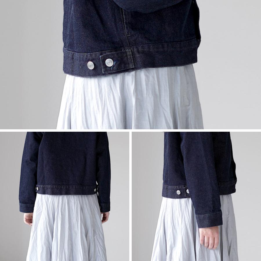 【美品】 ミズイロインド デニム コンパクト シャツ インディゴ ジャケット 美品】 ミズイロインド デニム コンパクト シャツ インディゴ