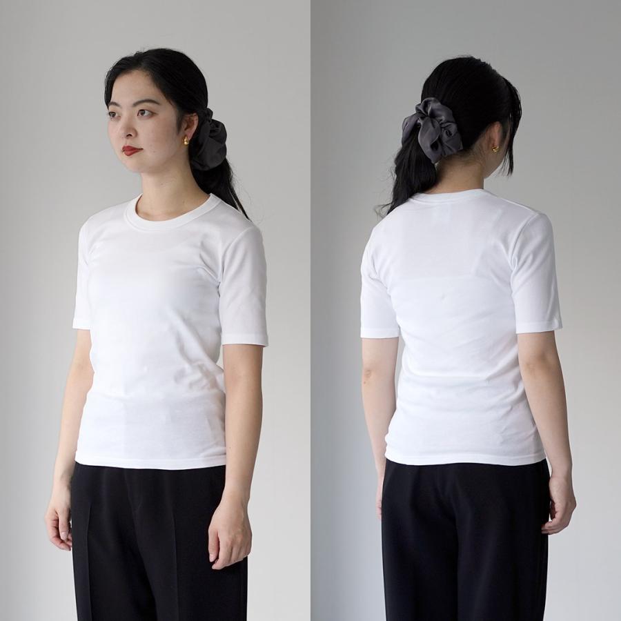 SIRENEMERMAID（シレーヌマーメイド） 別注 クルーネック ハーフスリーブ Tシャツ 日本製 / レディース 半袖 インナー | SIRENE MERMAID | 14