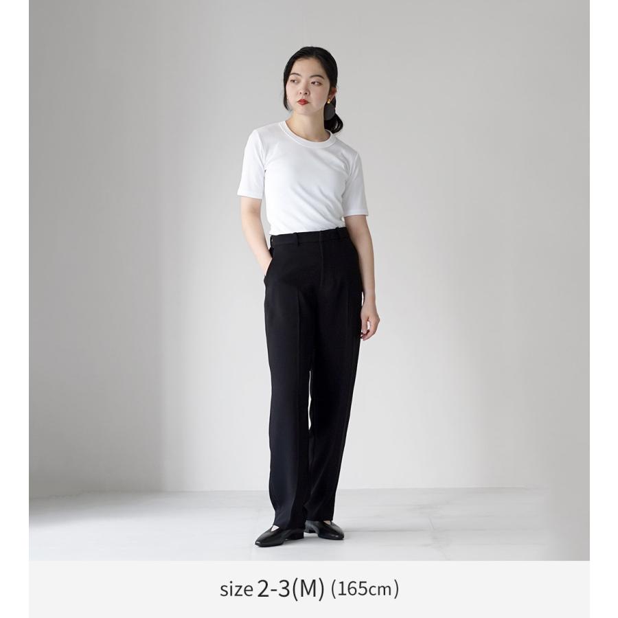 SIRENEMERMAID（シレーヌマーメイド） 別注 クルーネック ハーフスリーブ Tシャツ 日本製 / レディース 半袖 インナー | SIRENE MERMAID | 05