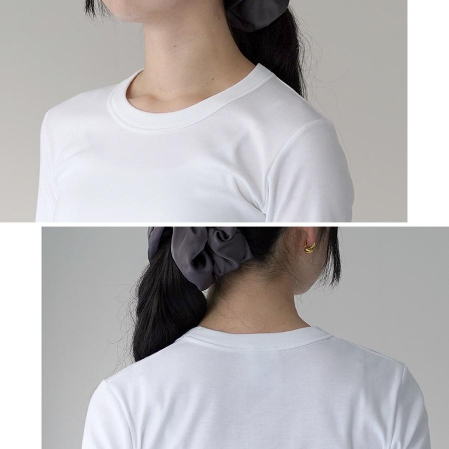 SIRENEMERMAID（シレーヌマーメイド） 別注 クルーネック ハーフスリーブ Tシャツ 日本製 / レディース 半袖 インナー | SIRENE MERMAID | 10