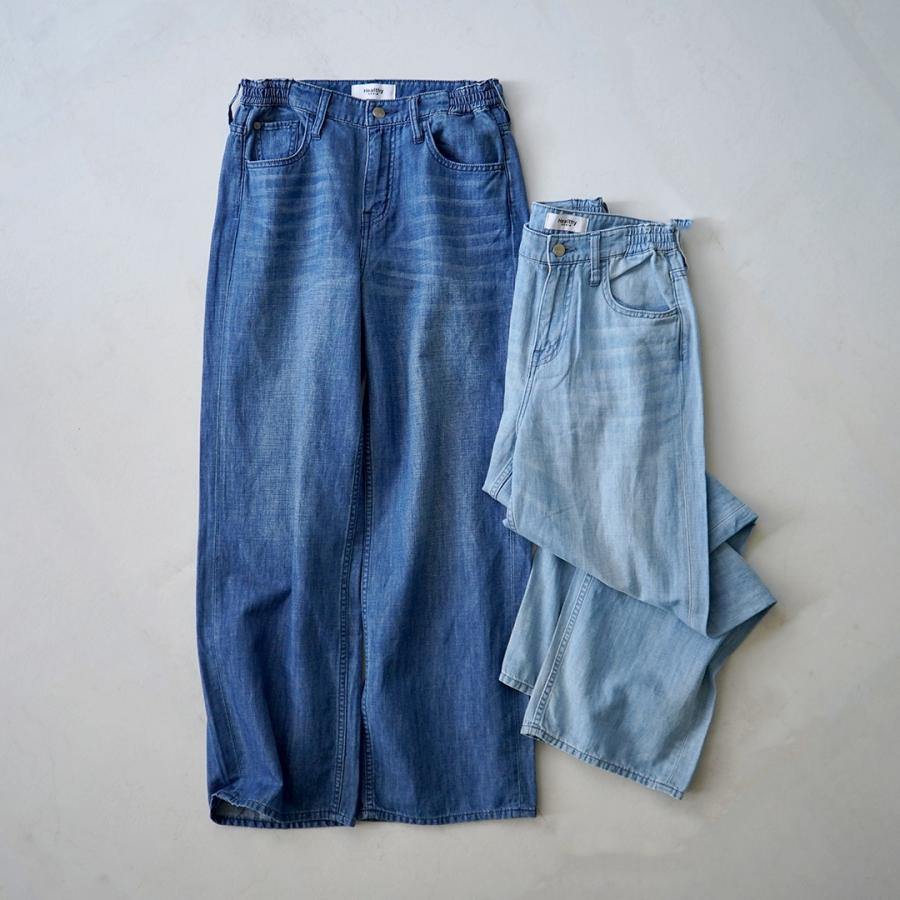 HEALTHY DENIM（ヘルシーデニム） Breezy P.Pepper M-Easy ストレート リネン混デニム ブリージー ピンクペッパー / ジーンズの画像