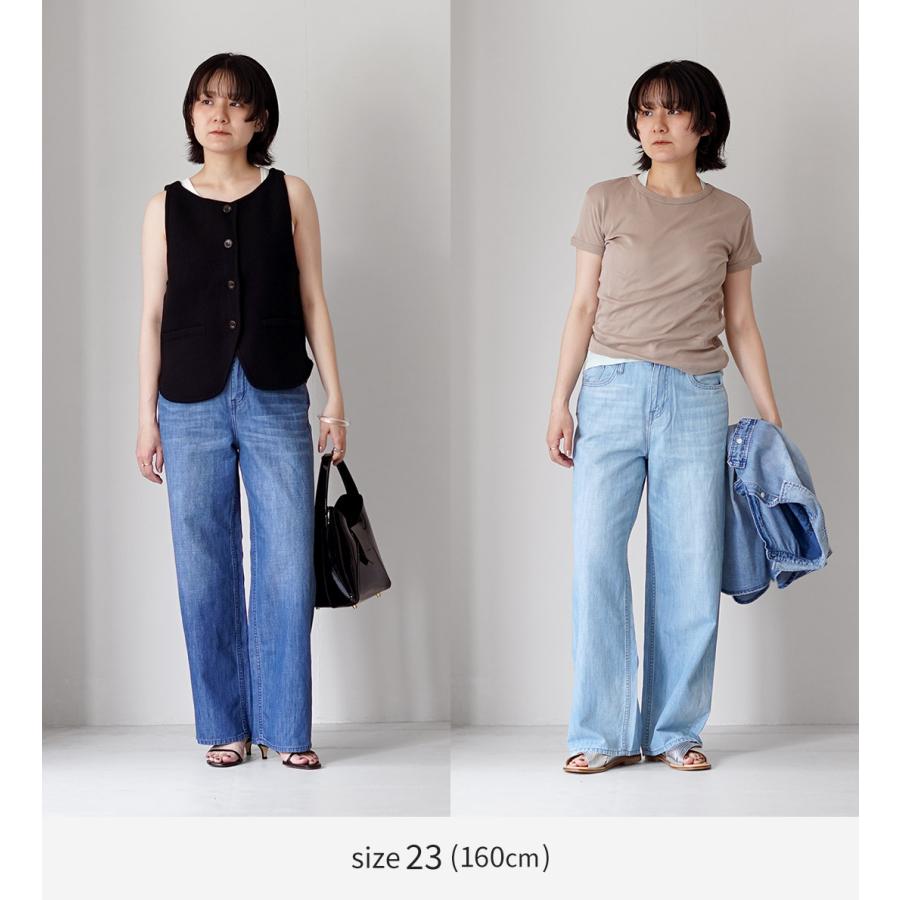 HEALTHY DENIM（ヘルシーデニム） Breezy P.Pepper M-Easy ストレート リネン混デニム ブリージー ピンクペッパー / ジーンズの画像