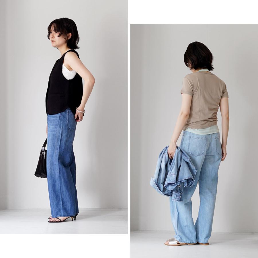 HEALTHY DENIM（ヘルシーデニム） Breezy P.Pepper M-Easy ストレート リネン混デニム ブリージー ピンクペッパー / ジーンズの画像