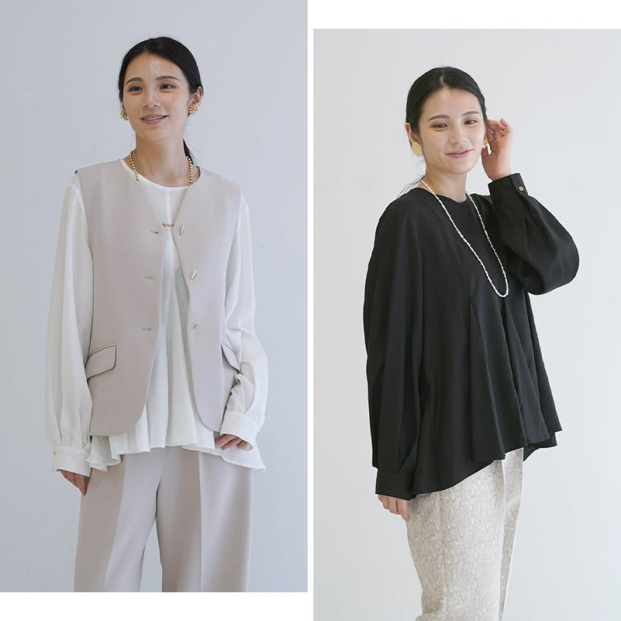 CHIGNON（シニヨン） トライアングル フレアブラウス / トップス