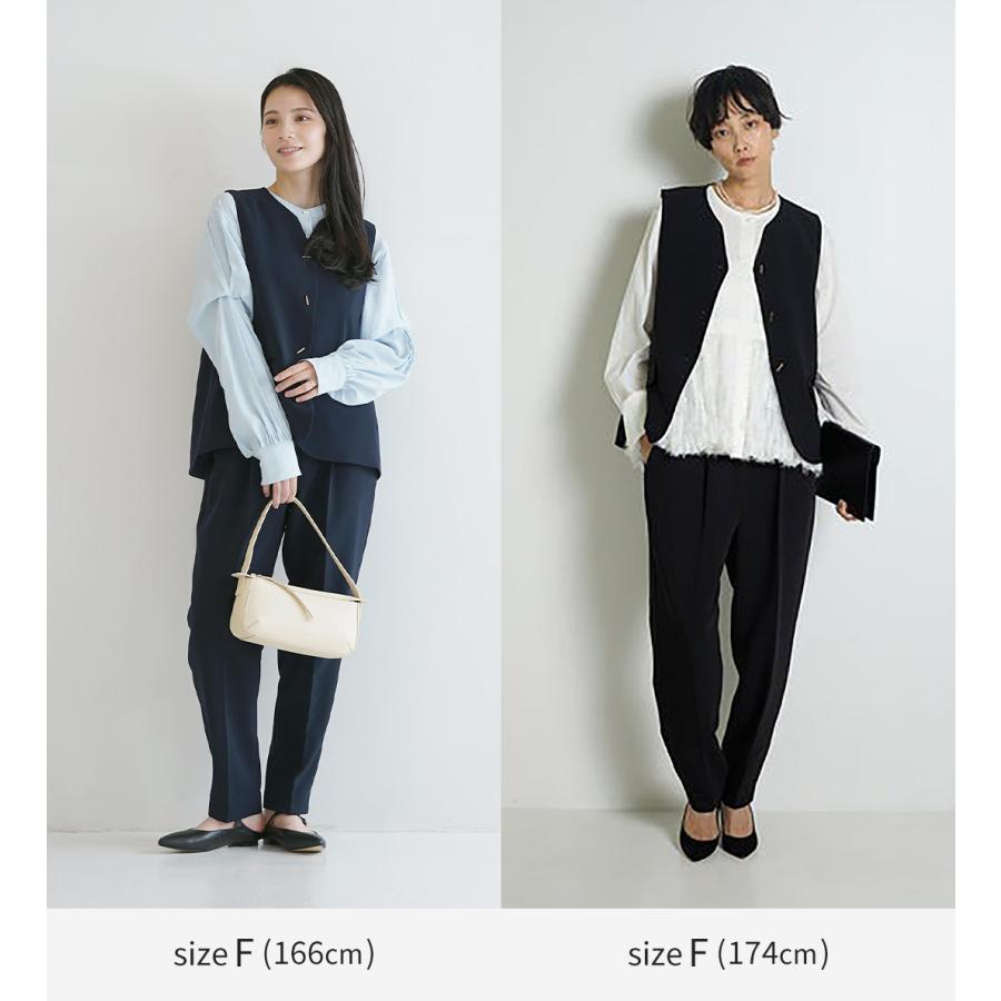 CHIGNON シニヨン ベスト F ボルドー系 レディース CHIGNON（シニヨン） フレア ベスト / レディース トップス ジレ ノー