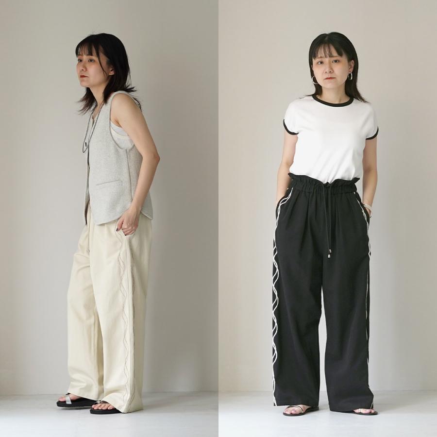 YENN YENN（イェン） コード エンブロイダリー パンツ / レディース