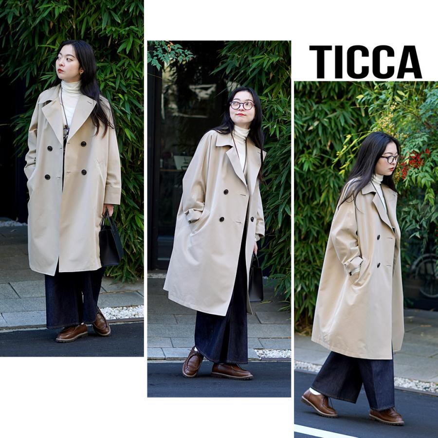 TICCA（ティッカ） テント トレンチコート 日本製 / レディース