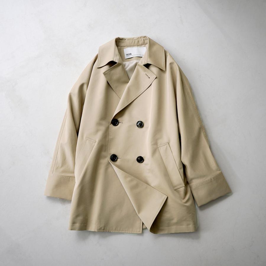 TICCA（ティッカ） Mini テント トレンチコート 日本製 / レディース