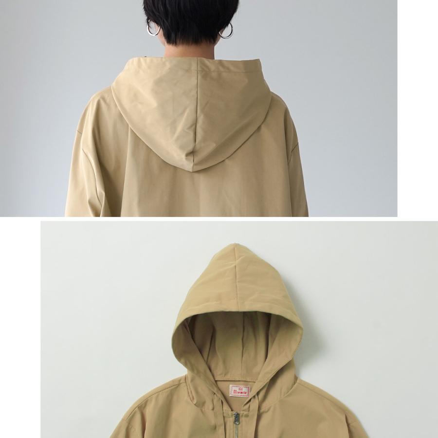 Mao made おっきめボタンのアノラックパーカー mao made（マオメイド） アノラック パーカー ブルゾン ジャケット