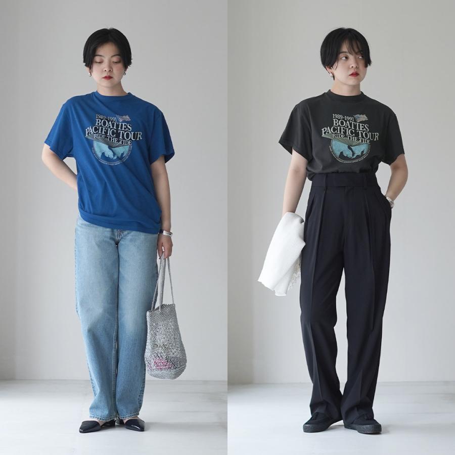 SHINZONE（シンゾーン） ボーティーズ ツアー Tシャツ 26MMSCU08 日本製 / レディース 半袖 プリント BOATIES TOUR TEEの画像