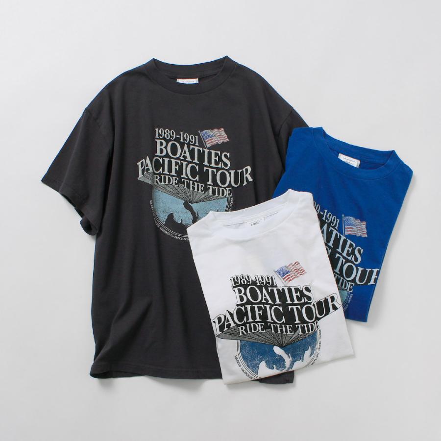 SHINZONE（シンゾーン） ボーティーズ ツアー Tシャツ 26MMSCU08 日本製 / レディース 半袖 プリント BOATIES TOUR TEEの画像