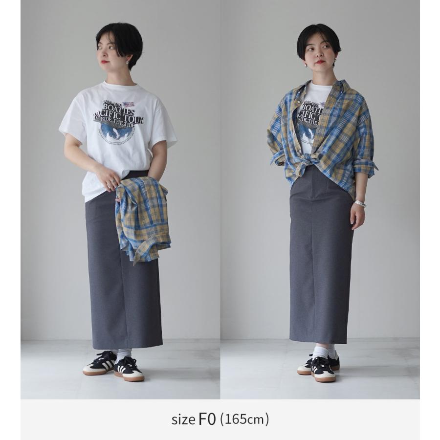 SHINZONE（シンゾーン） ボーティーズ ツアー Tシャツ 26MMSCU08 日本製 / レディース 半袖 プリント BOATIES TOUR TEEの画像