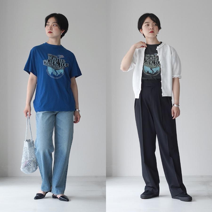 SHINZONE（シンゾーン） ボーティーズ ツアー Tシャツ 26MMSCU08 日本製 / レディース 半袖 プリント BOATIES TOUR TEEの画像