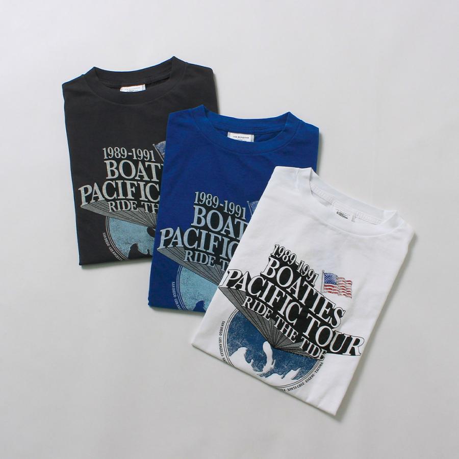 SHINZONE（シンゾーン） ボーティーズ ツアー Tシャツ 26MMSCU08 日本製 / レディース 半袖 プリント BOATIES TOUR TEEの画像