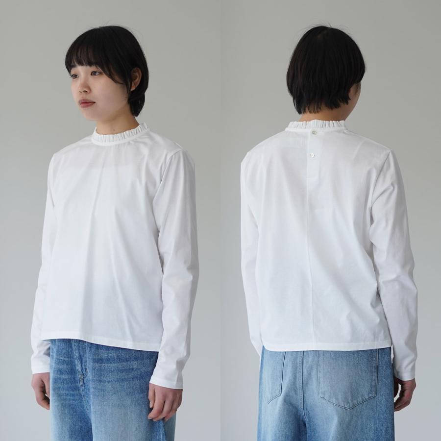 MidiUmi（ミディウミ） フリルネック プルオーバー / レディース