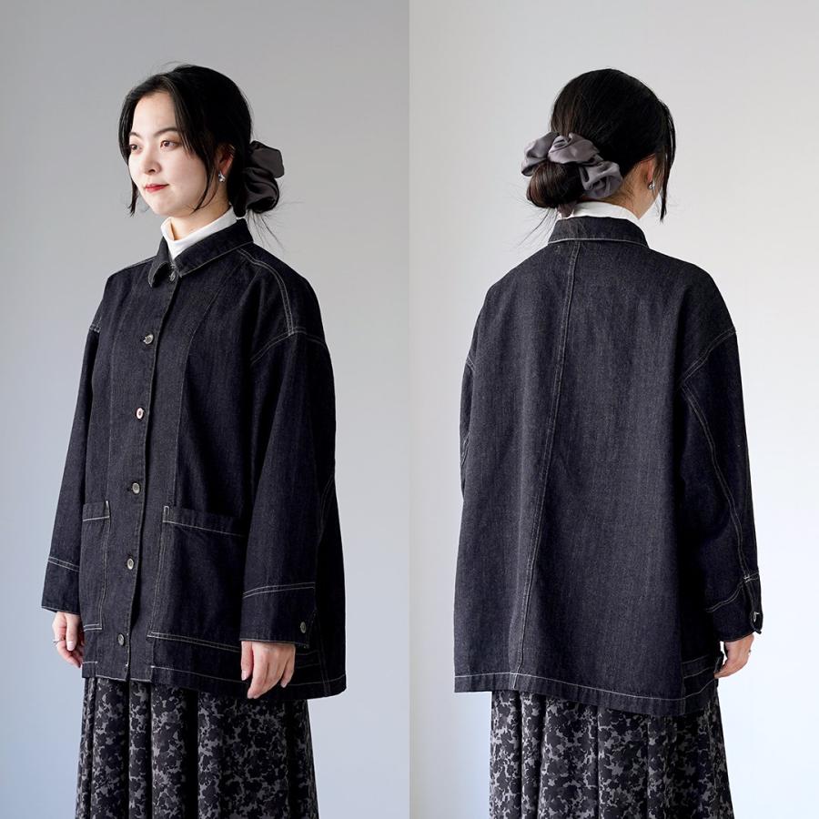 mizuiroind（ミズイロインド） ワイド デニム カバーオール 日本製