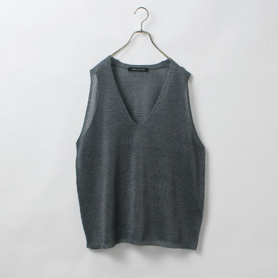 mizuiroind（ミズイロインド） ワイド Vネック ベスト / レディース