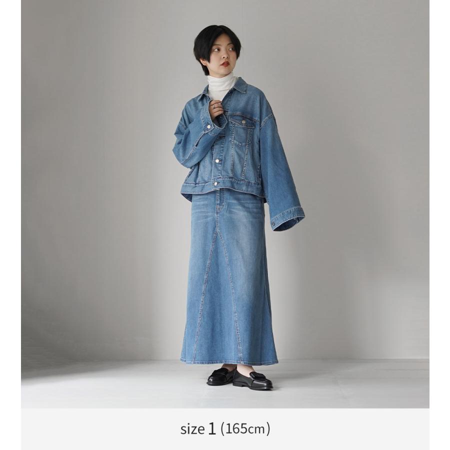 Healthy denim（ヘルシーデニム） Latte ワイドデニムジャケット