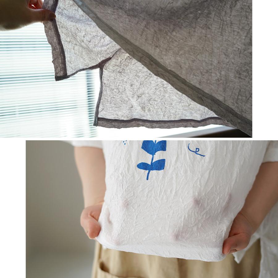 tumugu（ツムグ） ワッシャーライト プリントTシャツ 日本製
