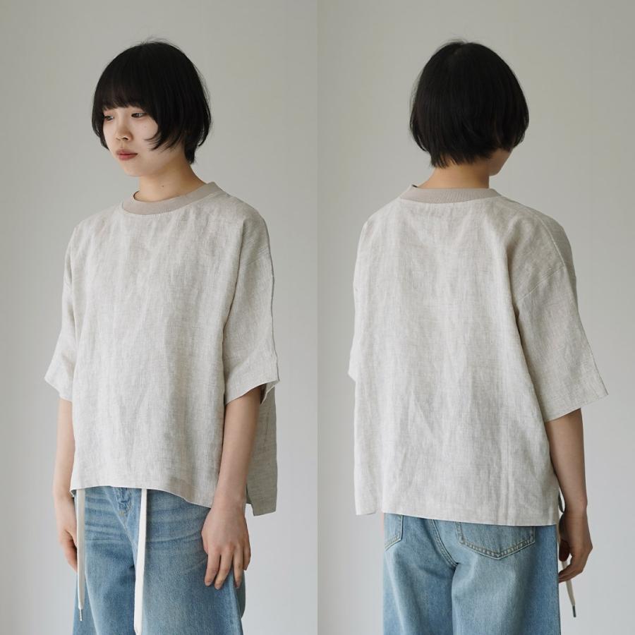 mao made（マオメイド） リネン Tシャツ / レディース 半袖 : GochI by