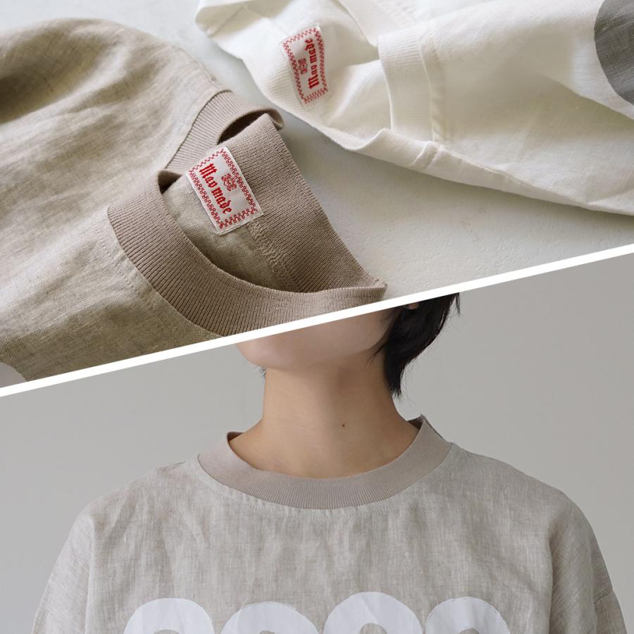 mao made（マオメイド） リネン Tシャツ ドーナツ / レディース 半袖