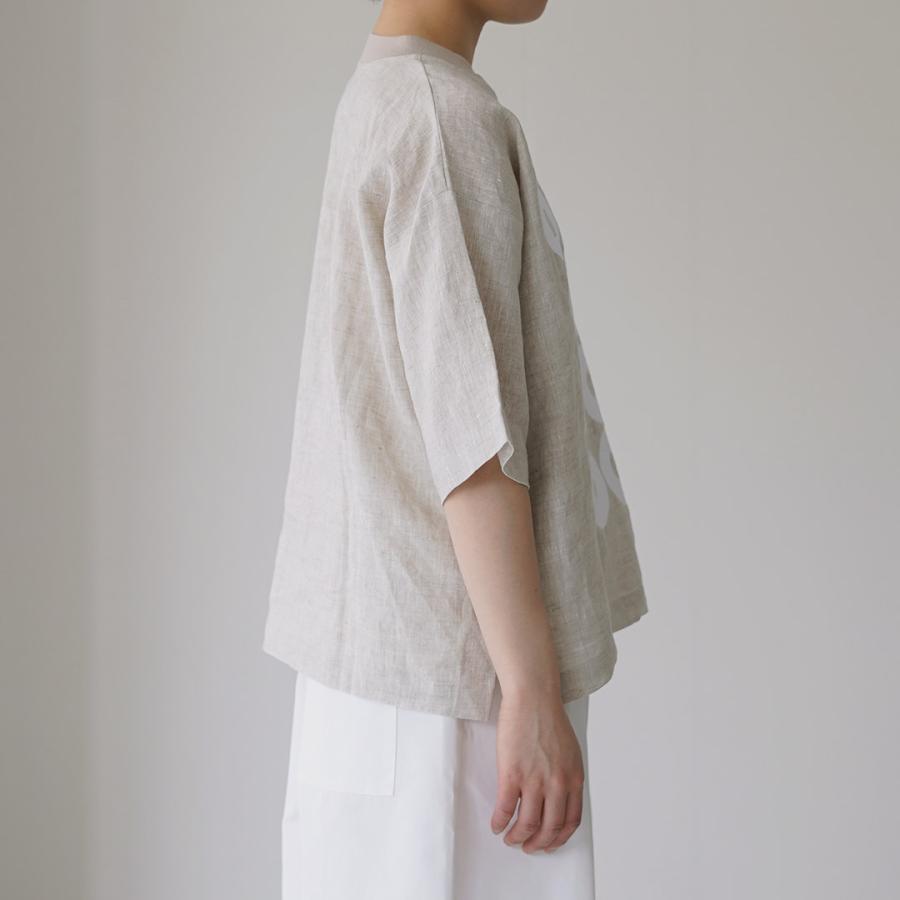mao made（マオメイド） リネン Tシャツ ドーナツ / レディース 半袖