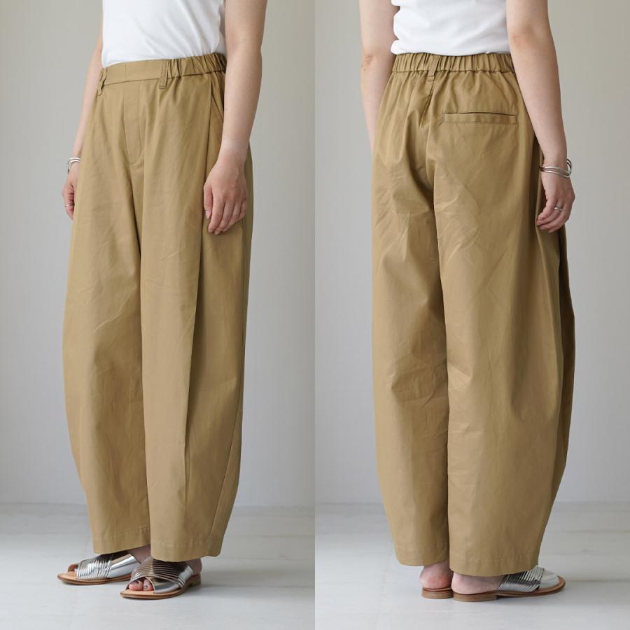 mizuiroind（ミズイロインド） タックコクーン スラックス 日本製