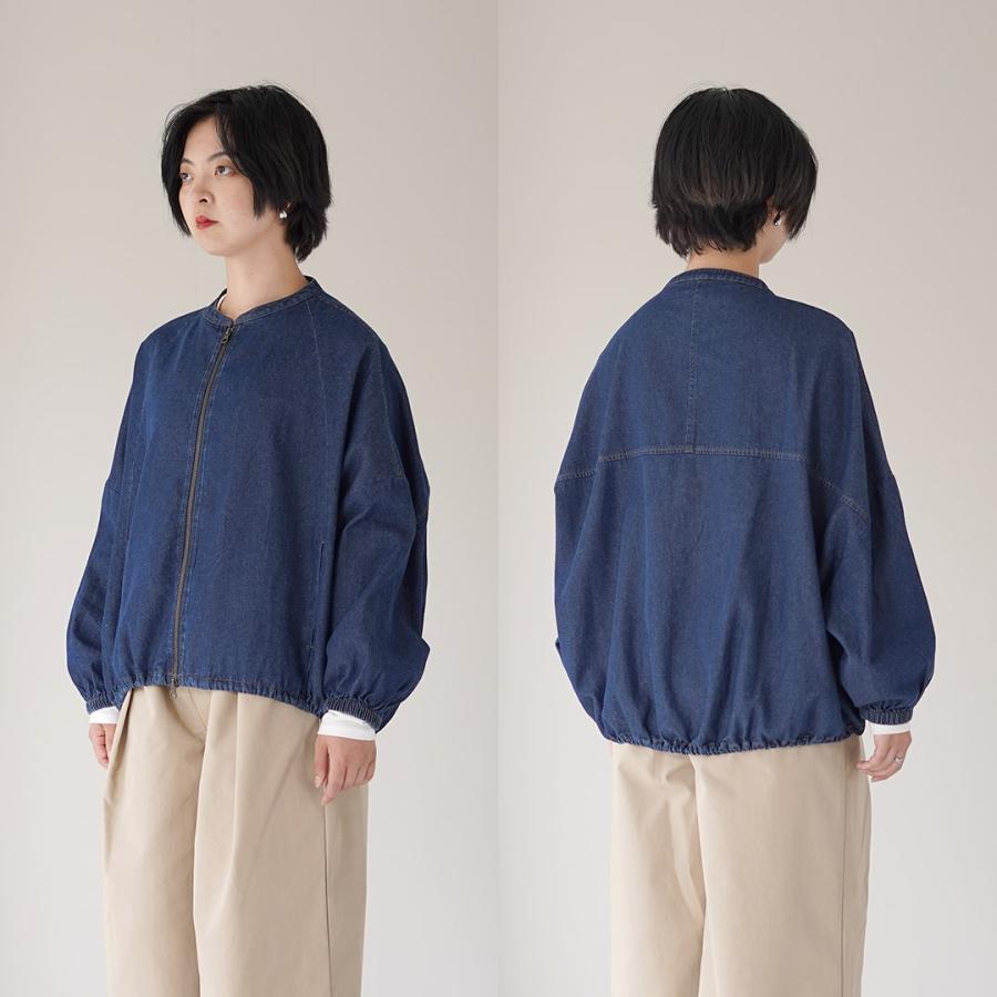 mao made（マオメイド） 別注 T/Cデニム ドルマンスリーブ ジャケット