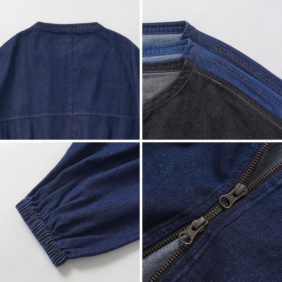 mao made（マオメイド） 別注 T/Cデニム ドルマンスリーブ ジャケット