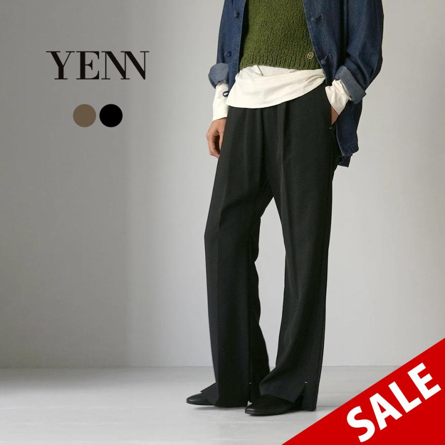 YENN YENN（イェン） サイド スリット スラックス 2025年モデル