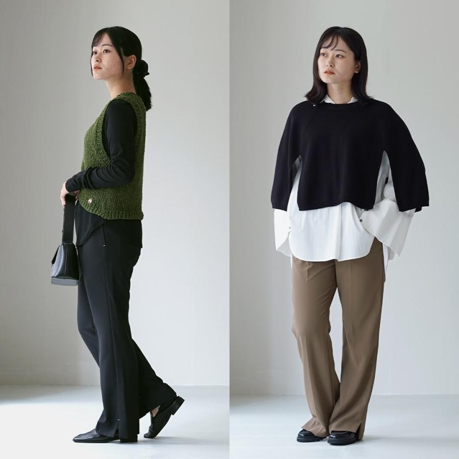 YENN YENN（イェン） サイド スリット スラックス 2025年モデル