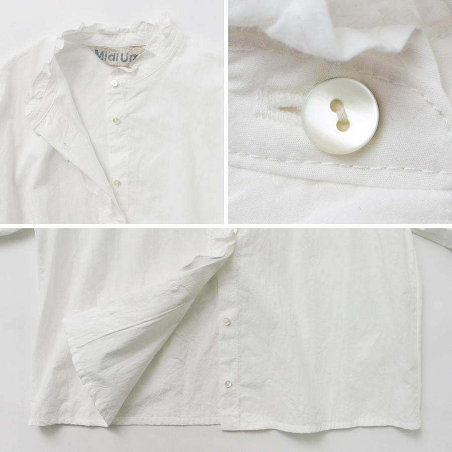 MidiUmi（ミディウミ） フリルショートシャツ 2024年モデル