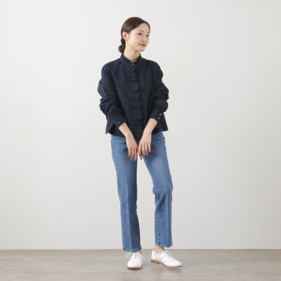 MidiUmi（ミディウミ） フリルショートシャツ 2024年モデル