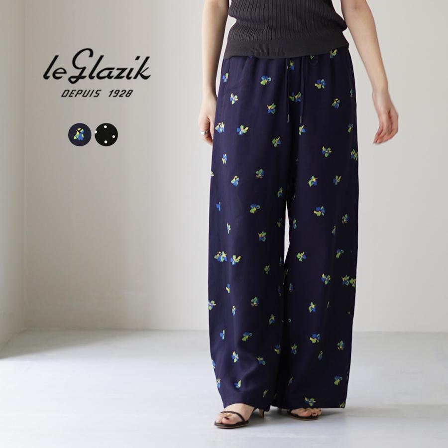 LE GLAZIK（ルグラジック） エラスティック プリントパンツ 2025年