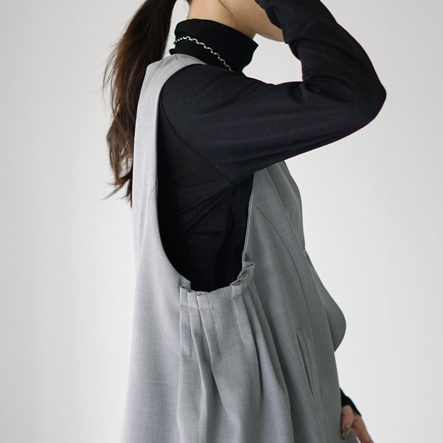 CYAN TOKYO（シアントーキョー） リネン アームプリーツ ジレ 2024年